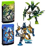 Bionicle Glatorian Gresh and Tarix Set
